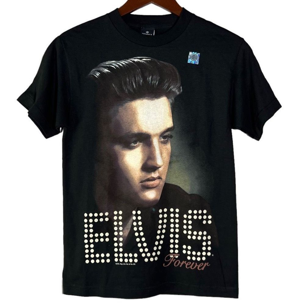 Vintage Deadstock Y2K 2007 Elvis Presley Big Face Band T-shirt Mens S